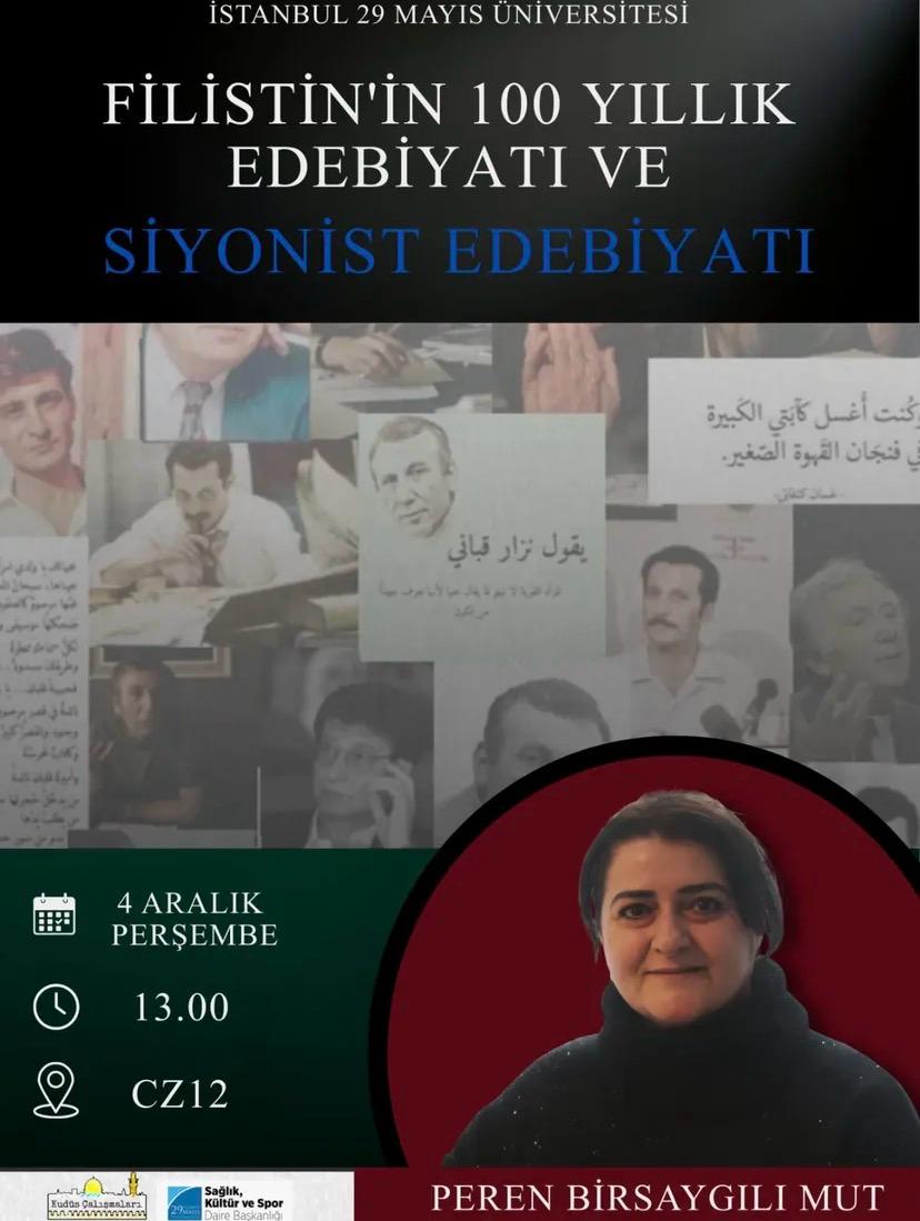 Filistin 100 Yıllık Direniş Edebiyatı ve Siyonist Edebiyat