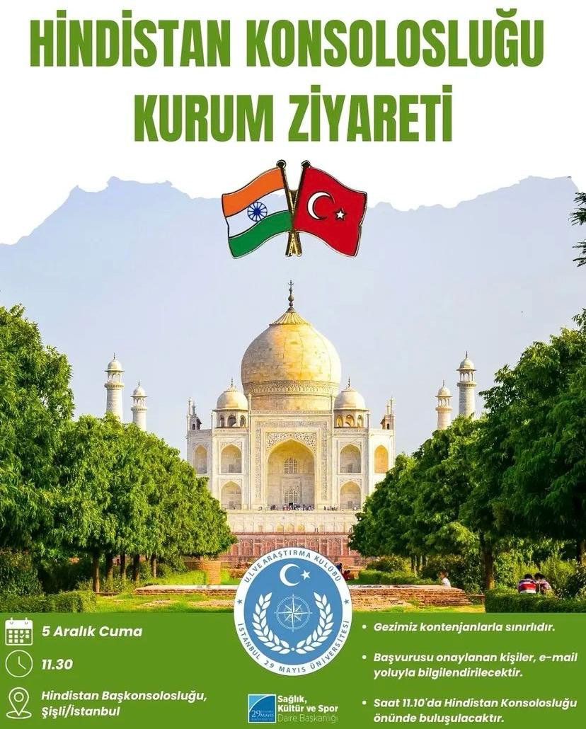 Hindistan Konsolosluğu Kurum Ziyareti