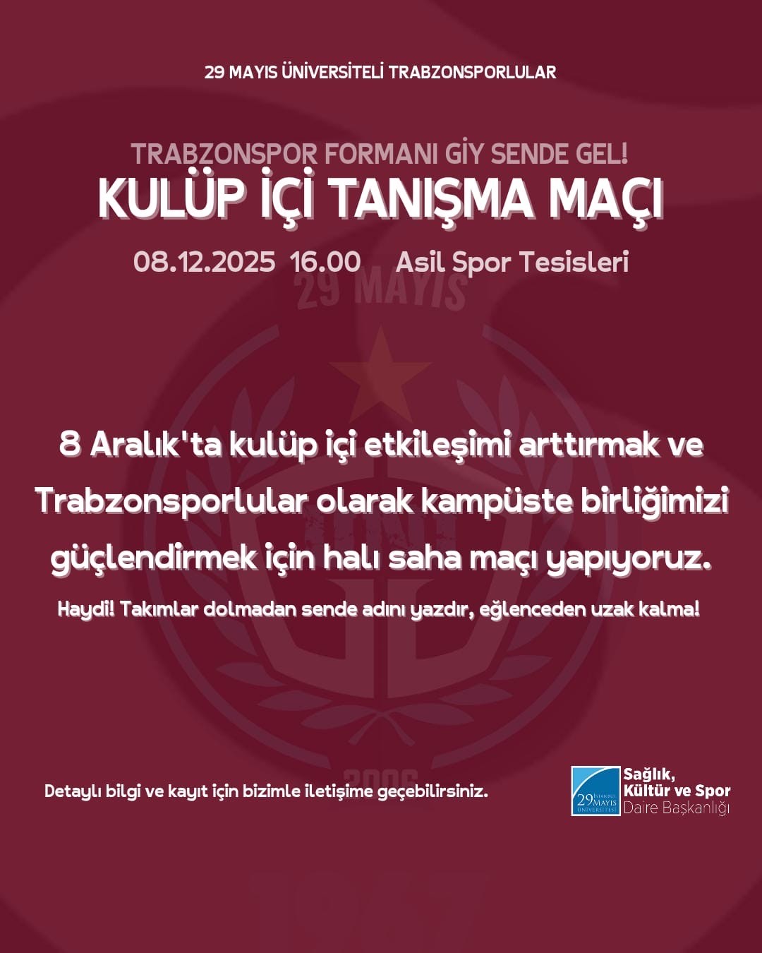 Kulüp İçi Tanışma Maçı