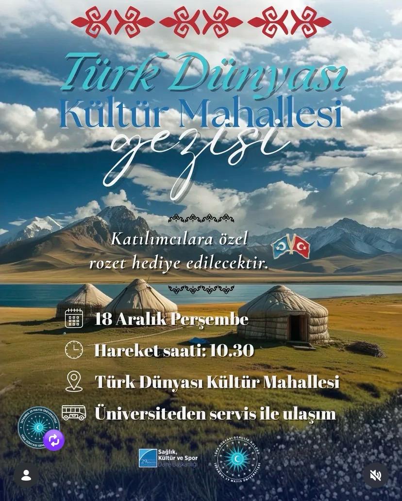 Türk Dünyası Kültür Mahallesi Gezi