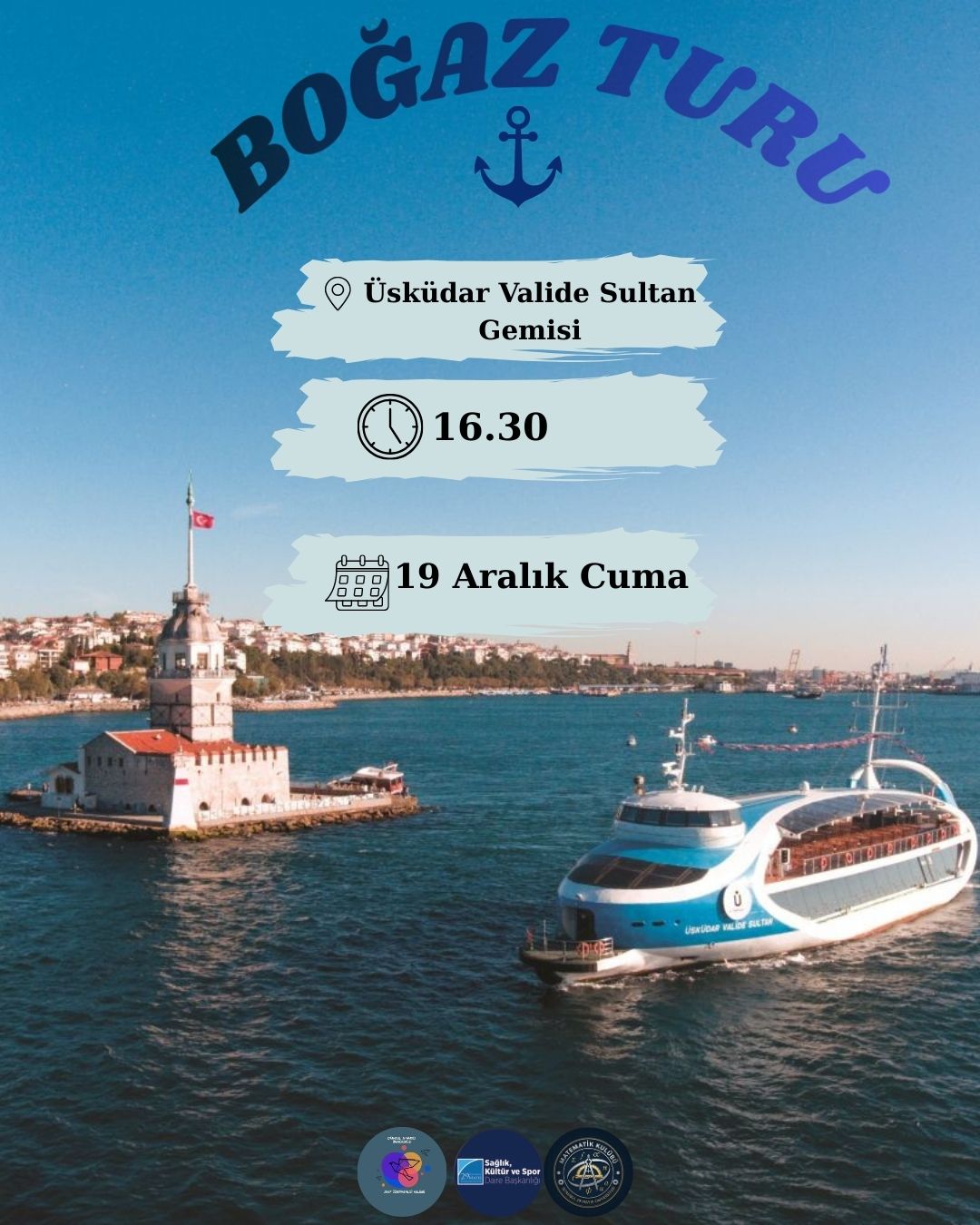 Valide Sultan Gemisi ile Boğaz Turu