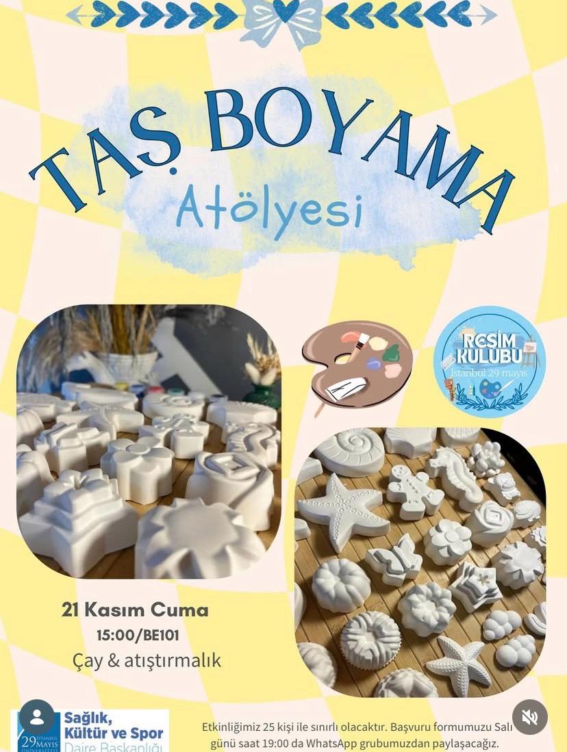 Taş Boyama Atölyesi