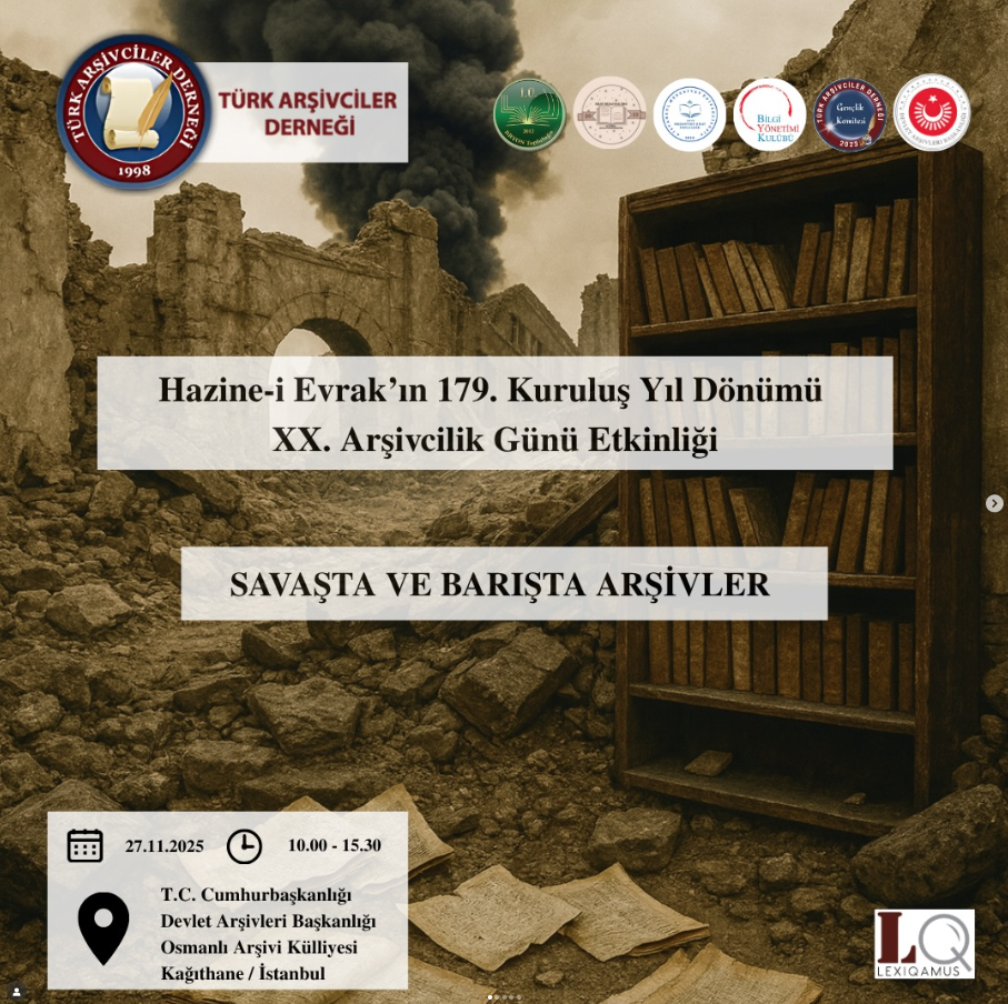 Hazine-i Evrak'ın 179. Kuruluş Yıldönümü Kent Arşivi Paneli