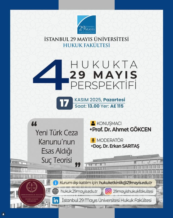 Hukukta 29 Mayıs Perspektifi 4