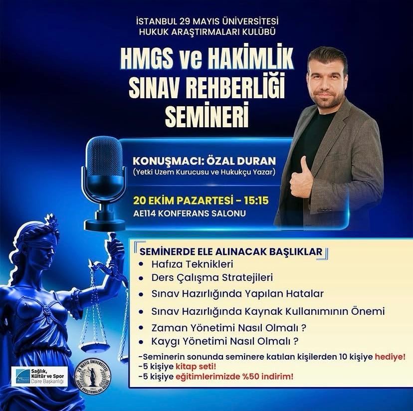 HMGS ve Hakimlik Sınav Rehberliği Semineri