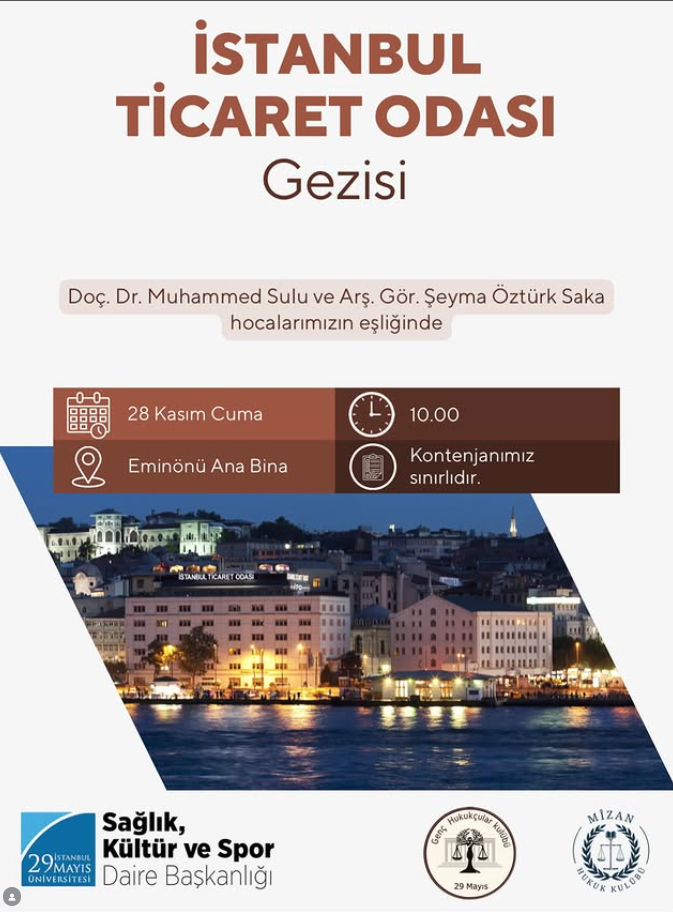 İstanbul Ticaret Odası Gezisi