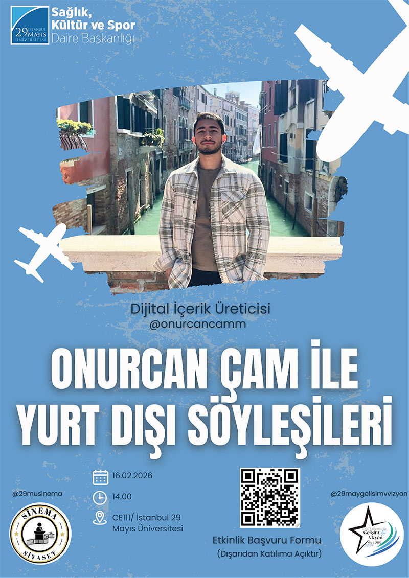 Onurcan Çam ile Yurtdışına Dair Görüşmeler