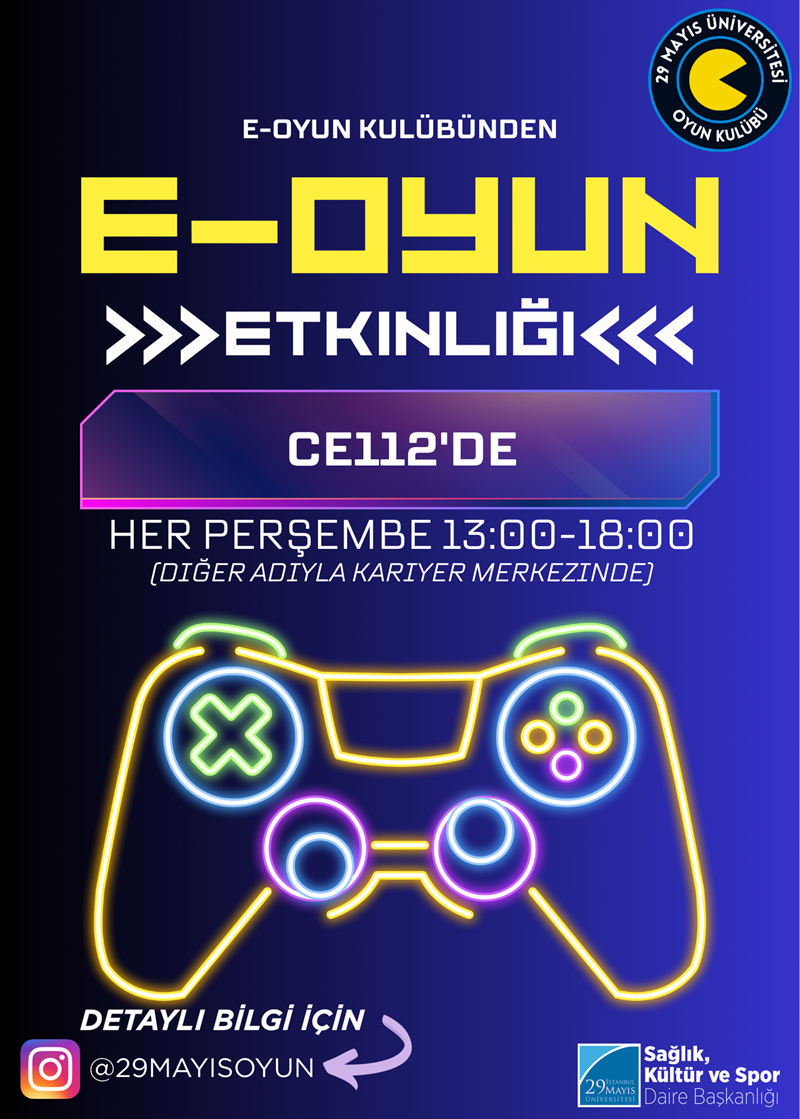 E-Oyun Etkinliği